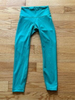 lululemon athletica womens Teal Active Leggings size 4